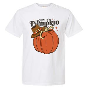 Howdy Pumpkin Cowboy Fall Garment-Dyed Heavyweight T-Shirt