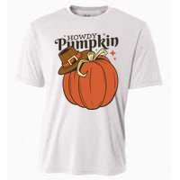 Howdy Pumpkin Cowboy Fall Cooling Performance Crew T-Shirt