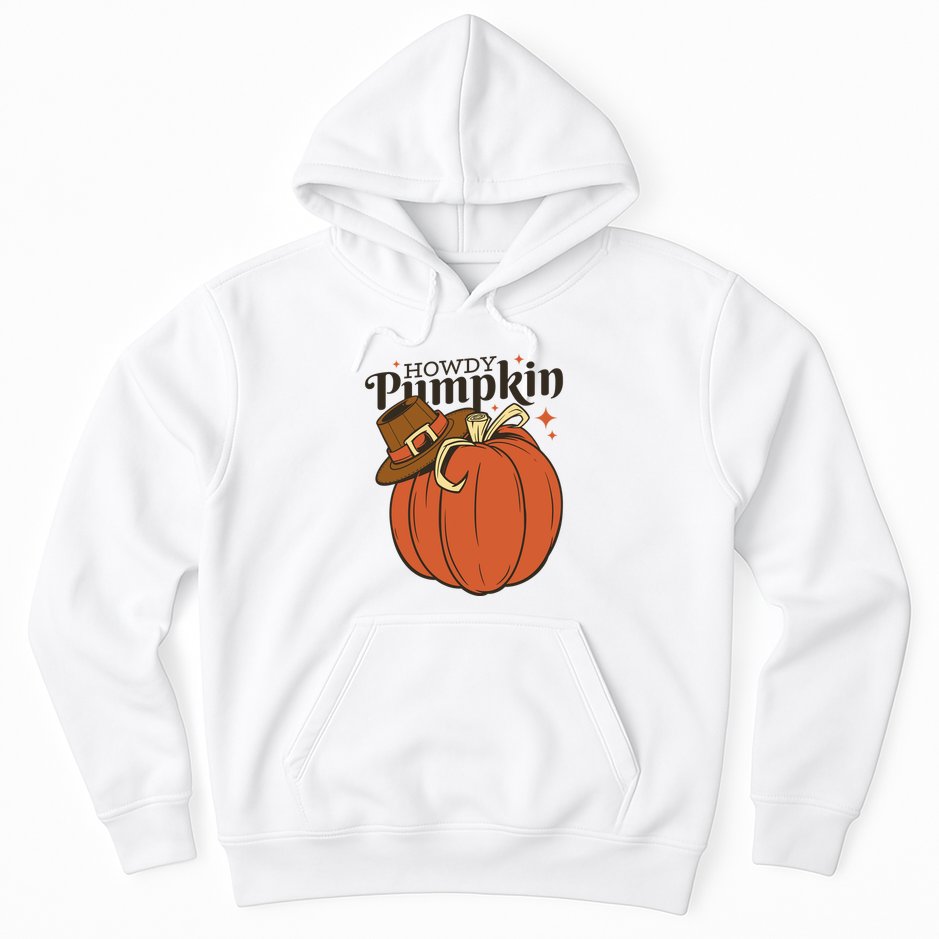 Howdy Pumpkin Cowboy Fall Hoodie
