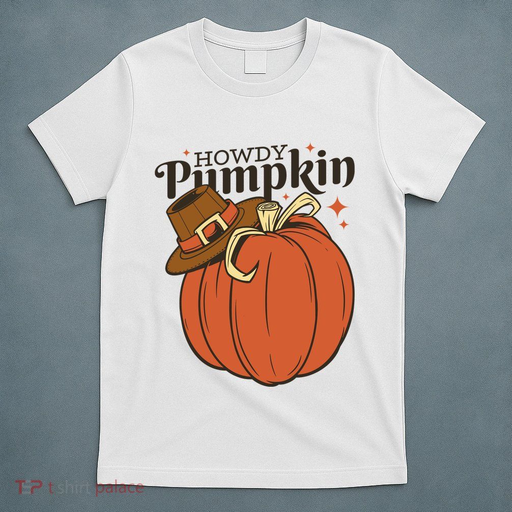 Howdy Pumpkin Cowboy Fall T-Shirt