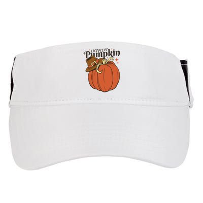 Howdy Pumpkin Cowboy Fall Adult Drive Performance Visor