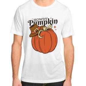 Howdy Pumpkin Cowboy Fall Adult ChromaSoft Performance T-Shirt