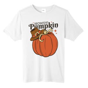 Howdy Pumpkin Cowboy Fall Tall Fusion ChromaSoft Performance T-Shirt