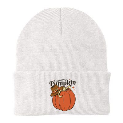 Howdy Pumpkin Cowboy Fall Beanie