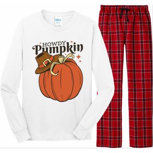 Howdy Pumpkin Cowboy Fall Long Sleeve Pajama Set