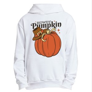 Howdy Pumpkin Cowboy Fall Urban Pullover Hoodie