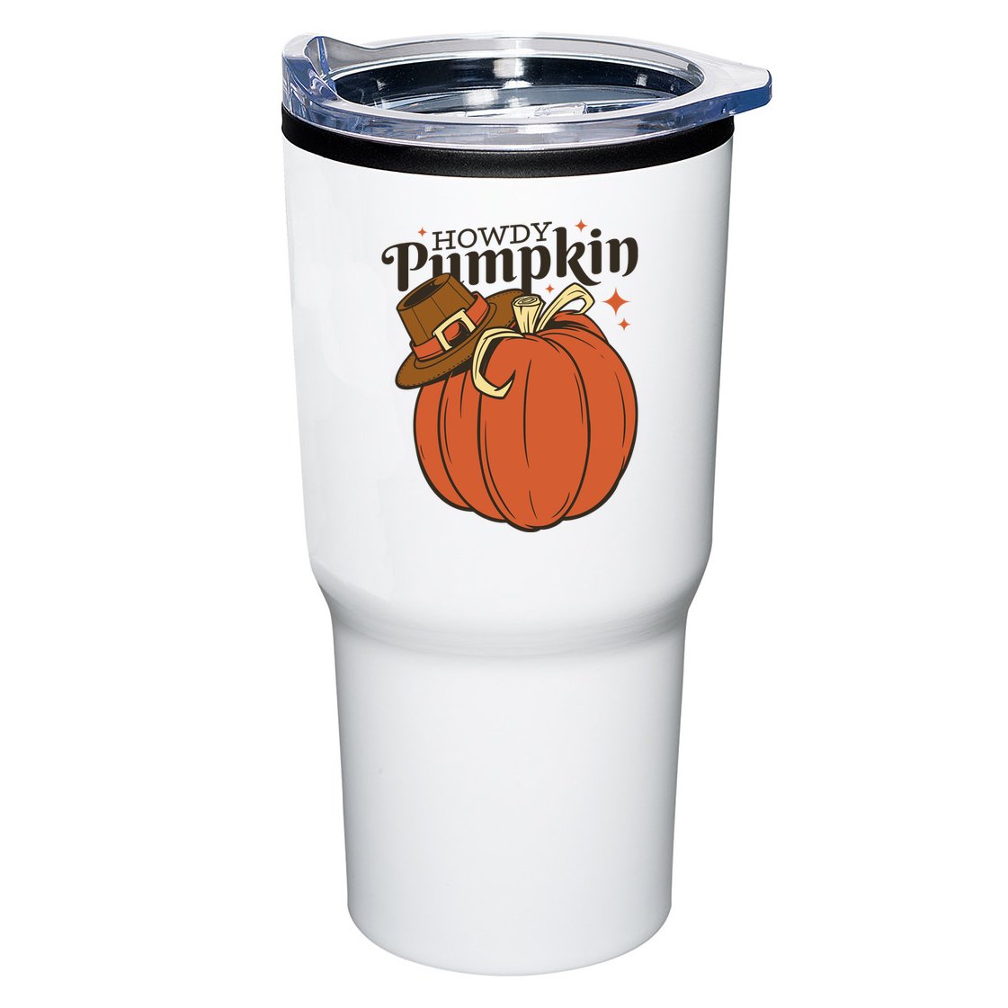 Howdy Pumpkin Cowboy Fall Tumbler