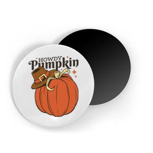 Howdy Pumpkin Cowboy Fall Magnet