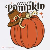 Howdy Pumpkin Cowboy Fall Poster