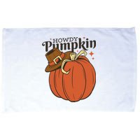 Howdy Pumpkin Cowboy Fall Microfiber Hand Towel