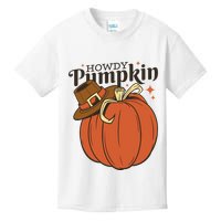 Howdy Pumpkin Cowboy Fall Kids T-Shirt
