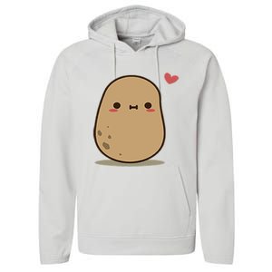 Happy Potato Cool Gift Performance Fleece Hoodie