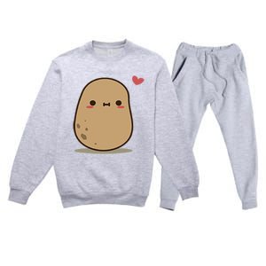 Happy Potato Cool Gift Premium Crewneck Sweatsuit Set