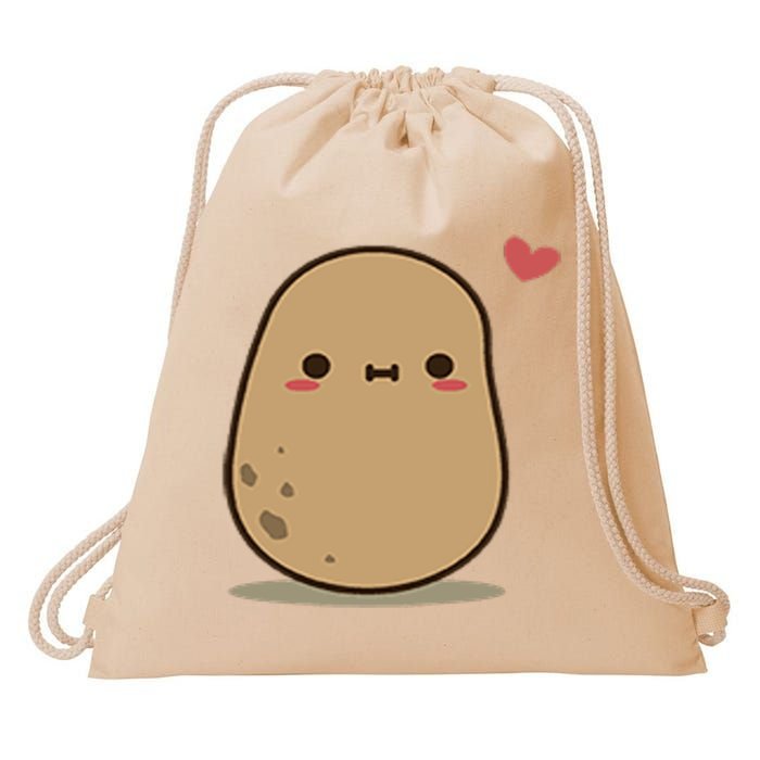 Happy Potato Cool Gift Drawstring Bag