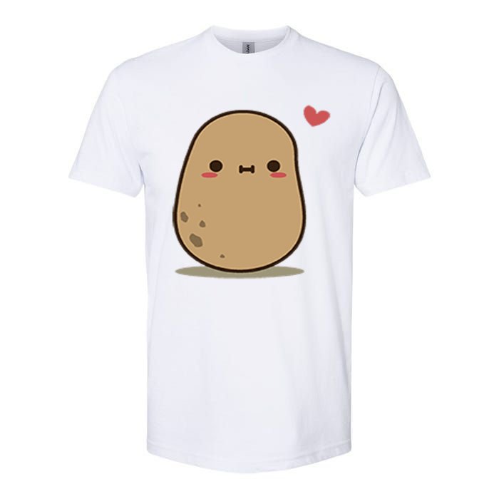 Happy Potato Cool Gift Softstyle CVC T-Shirt