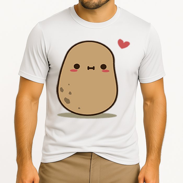 Happy Potato Cool Gift Cooling Performance Crew T-Shirt