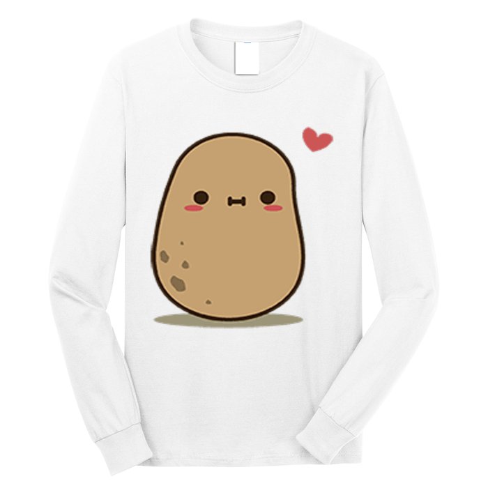 Happy Potato Cool Gift Long Sleeve Shirt