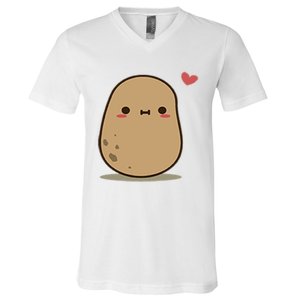 Happy Potato Cool Gift V-Neck T-Shirt