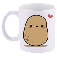 Happy Potato Cool Gift 11oz C Handle Ceramic Mug