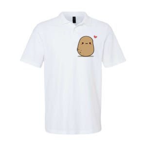 Happy Potato Cool Gift Softstyle Adult Sport Polo