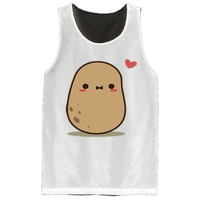 Happy Potato Cool Gift Mesh Reversible Basketball Jersey Tank