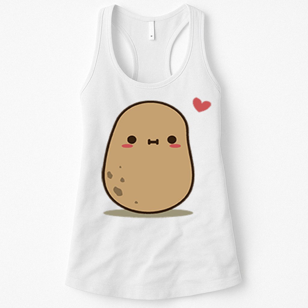 Happy Potato Cool Gift Womens Tank Top