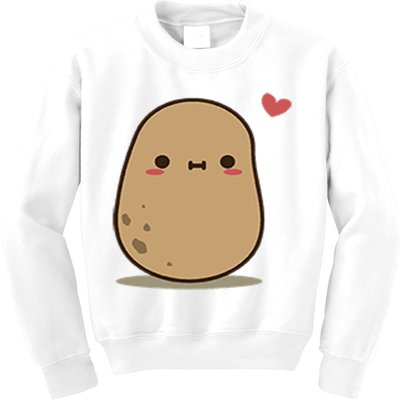 Happy Potato Cool Gift Kids Sweatshirt