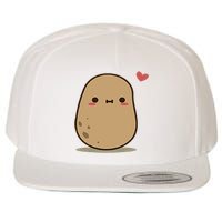 Happy Potato Cool Gift Wool Snapback Cap