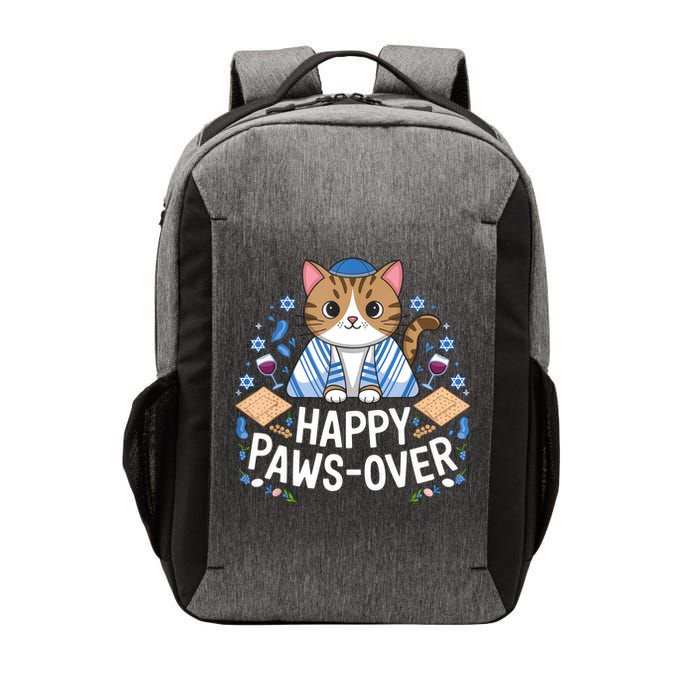 Happy Pawsover Cat Lover Funny Cat Passover Seder Jewish  Vector Backpack
