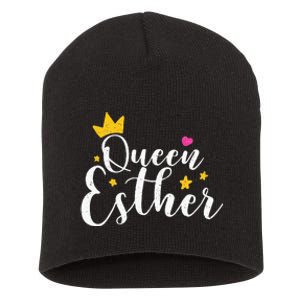 Happy Purim Costume Idea Queen Esther Hebrew Jewish Holiday Short Acrylic Beanie