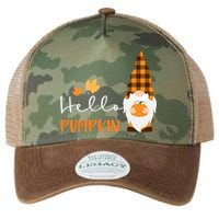 Hello Pumpkin Cute Gnome Fall Autumn Legacy Tie Dye Trucker Hat