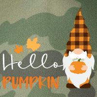 Hello Pumpkin Cute Gnome Fall Autumn Legacy Tie Dye Trucker Hat