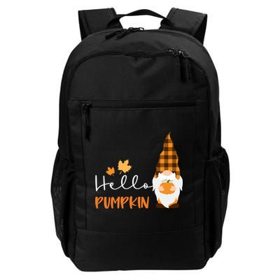Hello Pumpkin Cute Gnome Fall Autumn Backpack