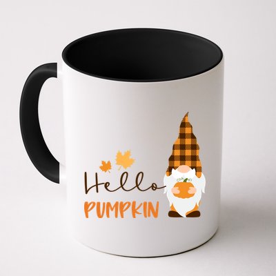 Hello Pumpkin Cute Gnome Fall Autumn Mug