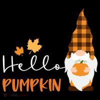Hello Pumpkin Cute Gnome Fall Autumn Premium T-Shirt