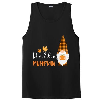 Hello Pumpkin Cute Gnome Fall Autumn PosiCharge Competitor Tank