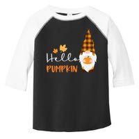 Hello Pumpkin Cute Gnome Fall Autumn Toddler Fine Jersey T-Shirt