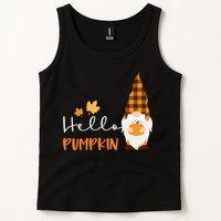 Hello Pumpkin Cute Gnome Fall Autumn Tank Top