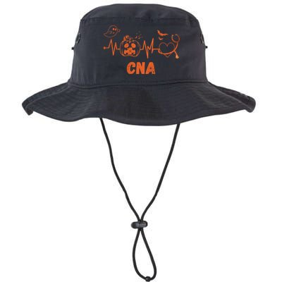 Halloween Pumpkin Cna Nurse Stethoscope Heartbeat Nursing Funny Gift Bucket Hat