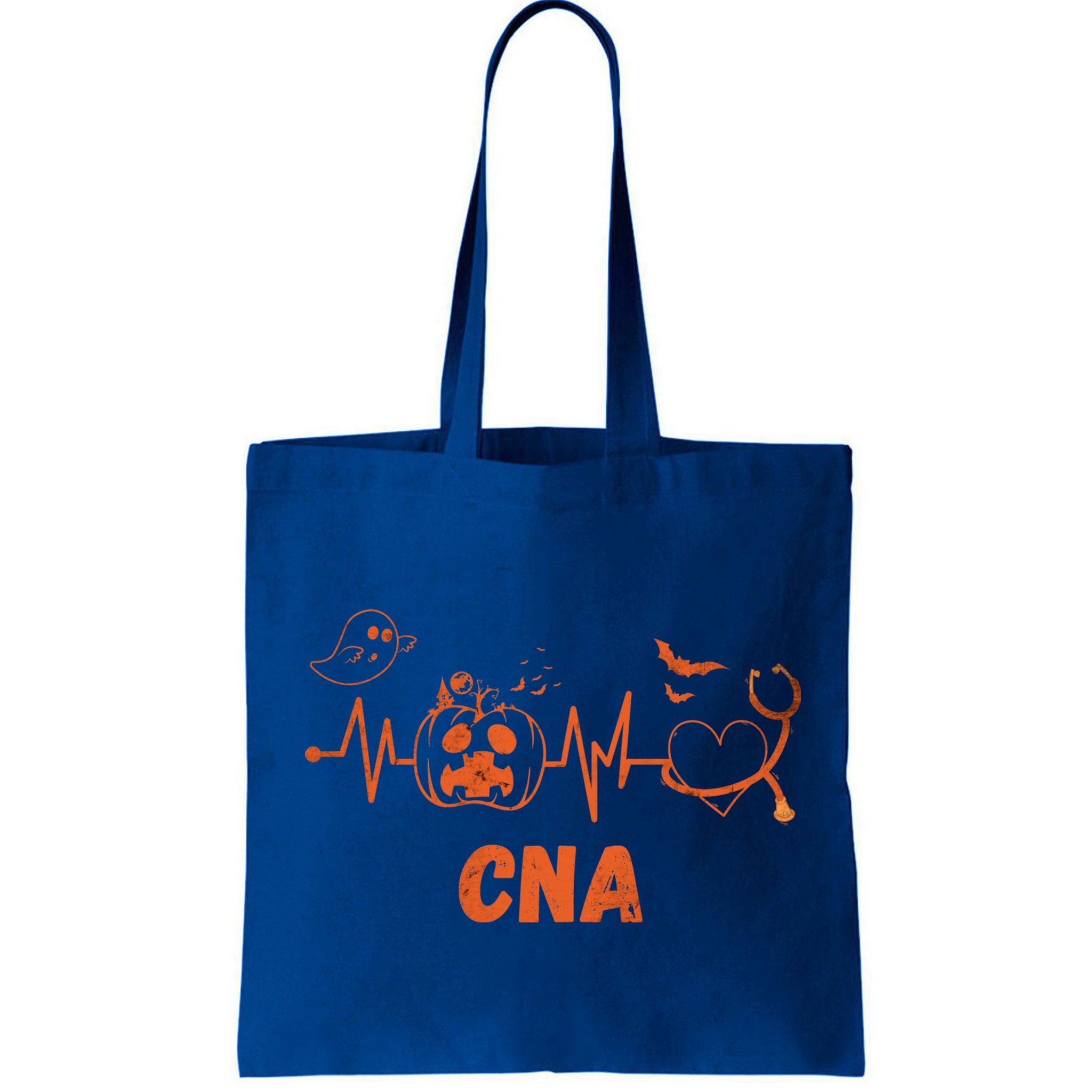 Halloween Pumpkin Cna Nurse Stethoscope Heartbeat Nursing Funny Gift Bag
