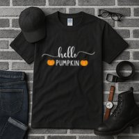 Hello Pumpkin Cute Fall Tall T-Shirt