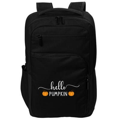 Hello Pumpkin Cute Fall Impact Tech Backpack