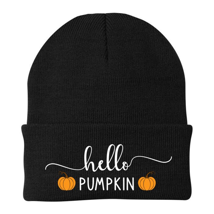 Hello Pumpkin Cute Fall Beanie