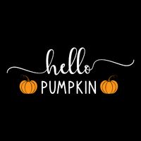 Hello Pumpkin Cute Fall 16 in Basic Backpack