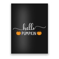 Hello Pumpkin Cute Fall Poster