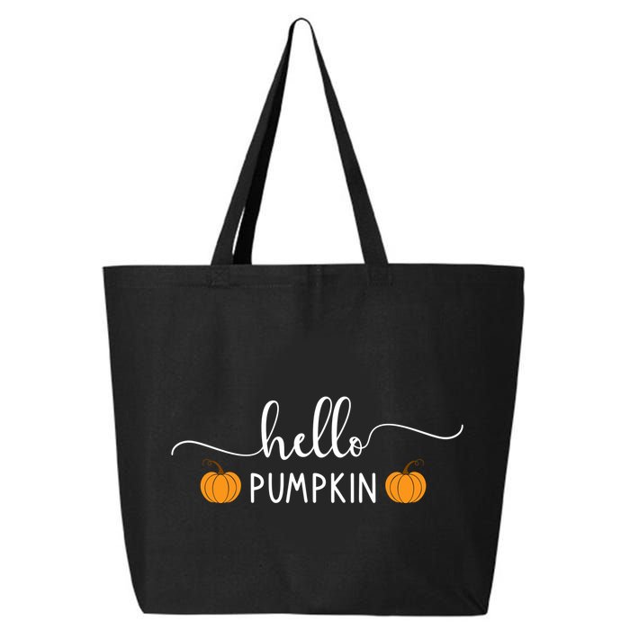 Hello Pumpkin Cute Fall 25L Jumbo Tote