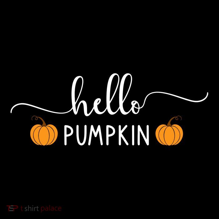 Hello Pumpkin Cute Fall Pom Pom 12in Knit Beanie