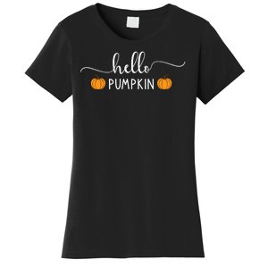 Hello Pumpkin Cute Fall Women's T-Shirt