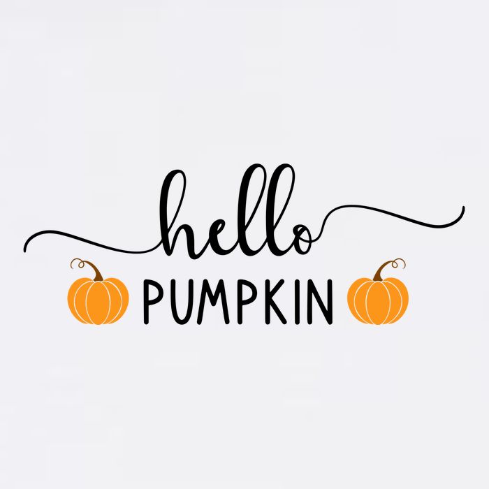 Hello Pumpkin Cute Fall Garment-Dyed Sweatshirt