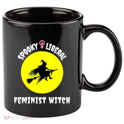 Halloween Pro Choice Spooky Liberal Feminist Witch Feminism Gift 11oz C Handle Ceramic Mug